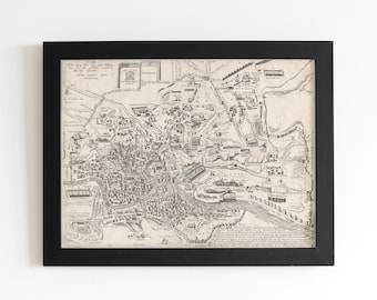 Antike Rom Karte Print: Pirro Ligorio Gravur (Digitaler Download)