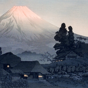 Mount Fuji-afdruk: Hiroaki Takahashi Japanse kunstposter