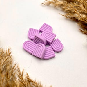 Silikonperlen Regenbogen | BPA-frei | 9 Farben | DIY Perlen för Schnullerketten, Babyspielzeug, Makramee och Beißringe Purple
