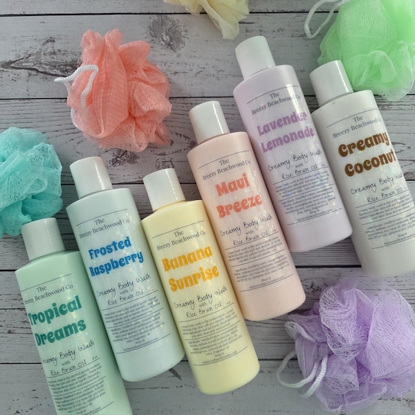 Gel de ducha cremoso e hidratante: Manteca de kokum y aceite de salvado de arroz