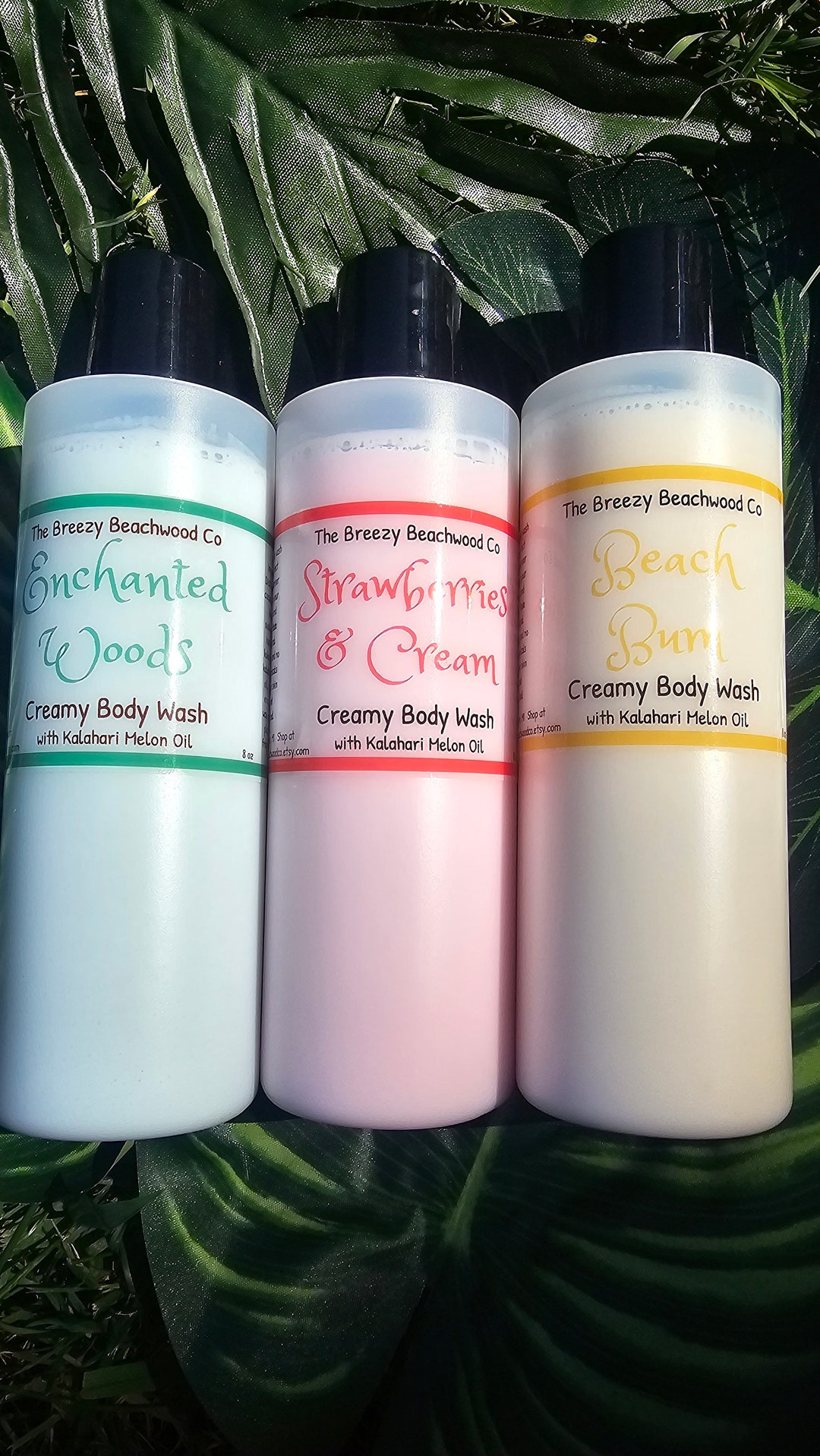 Creamy Body Wash Hydrating Cleanser Natural Body Wash Etsy