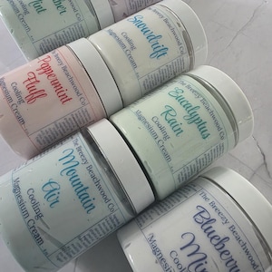 Cooling Magnesium Cream: Sore Muscle & Foot Relief