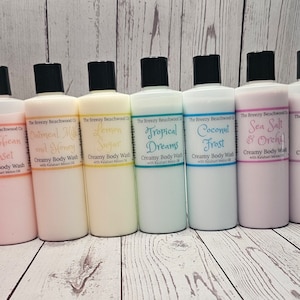 Creamy Body Wash, Hydrating, Cleanser, Natural body wash, Shower body wash, Shower gels