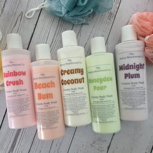 Creamy Body Wash, Hydrating, Cleanser, Natural body wash, Shower body wash, Shower gels