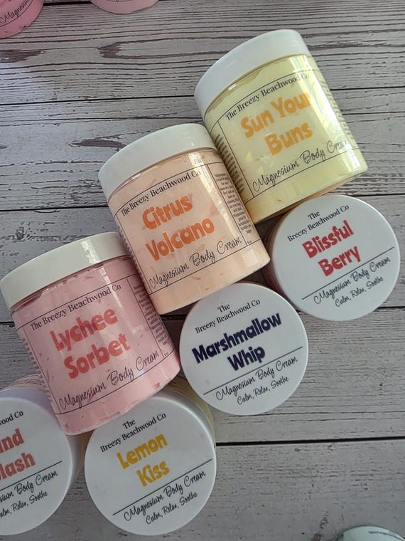 Magnesium Body Cream, Magnesium Lotion.