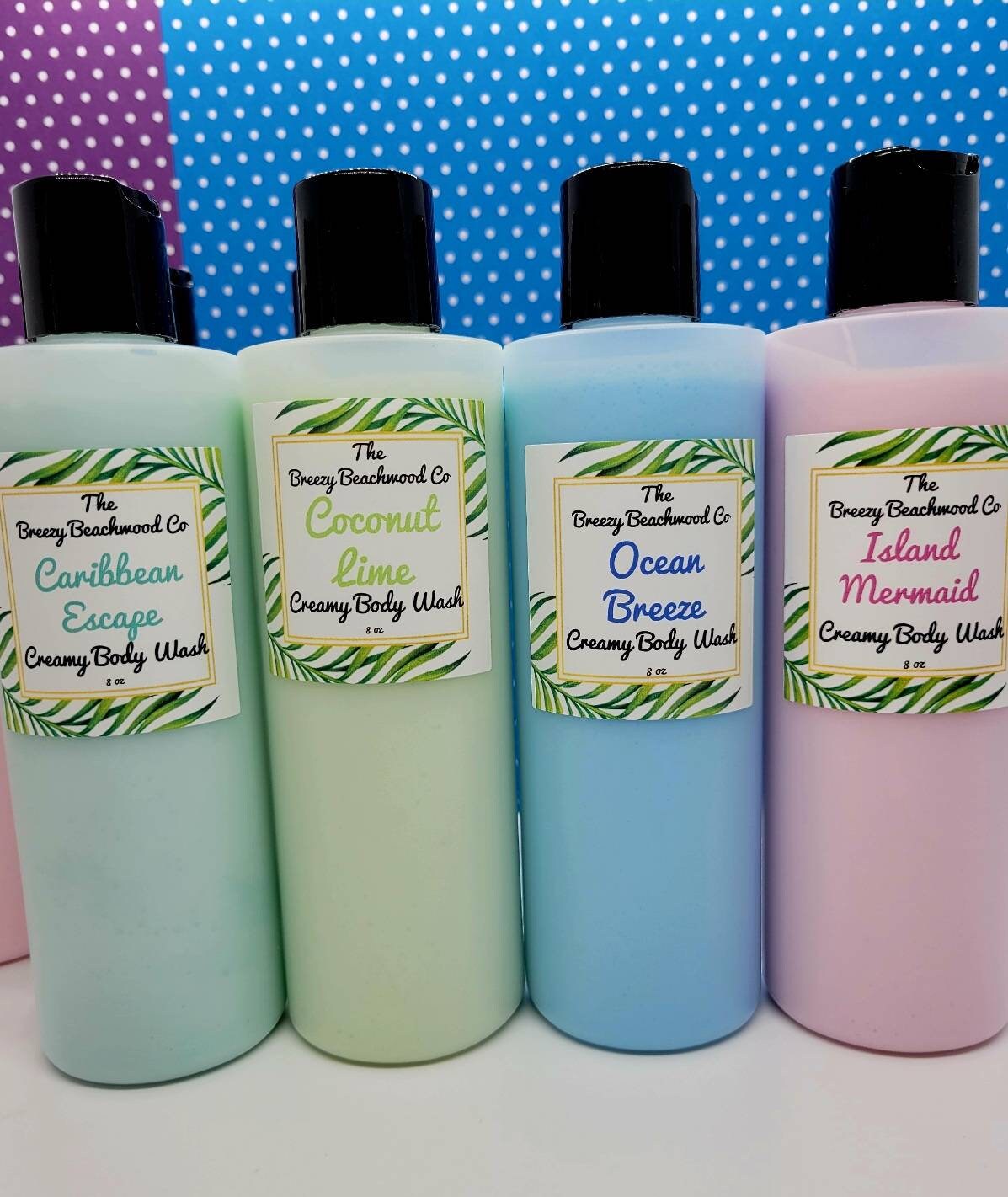 Creamy Body Wash Hydrating Cleanser Natural Body Wash Etsy