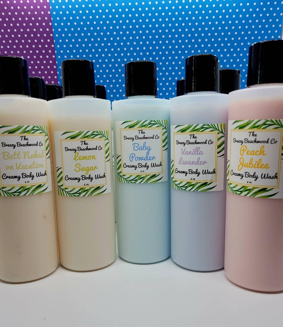 Creamy Body Wash Hydrating Cleanser Natural Body Wash Etsy