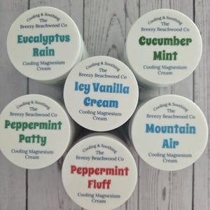 Cooling Magnesium Cream: Sore Muscle & Foot Relief