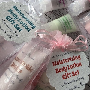 Moisturizing Body Lotion Gift Set, Travel Size Sample Set