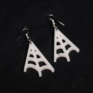 Angled Web Earrings