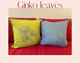 Ginkgoblatt Stickdatei: Maschinenstickdatei (Digitaler Download)