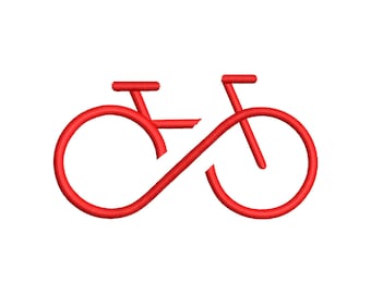 Bicycle Embroidery Design | 5 Sizes | Instant Download | Bike Design