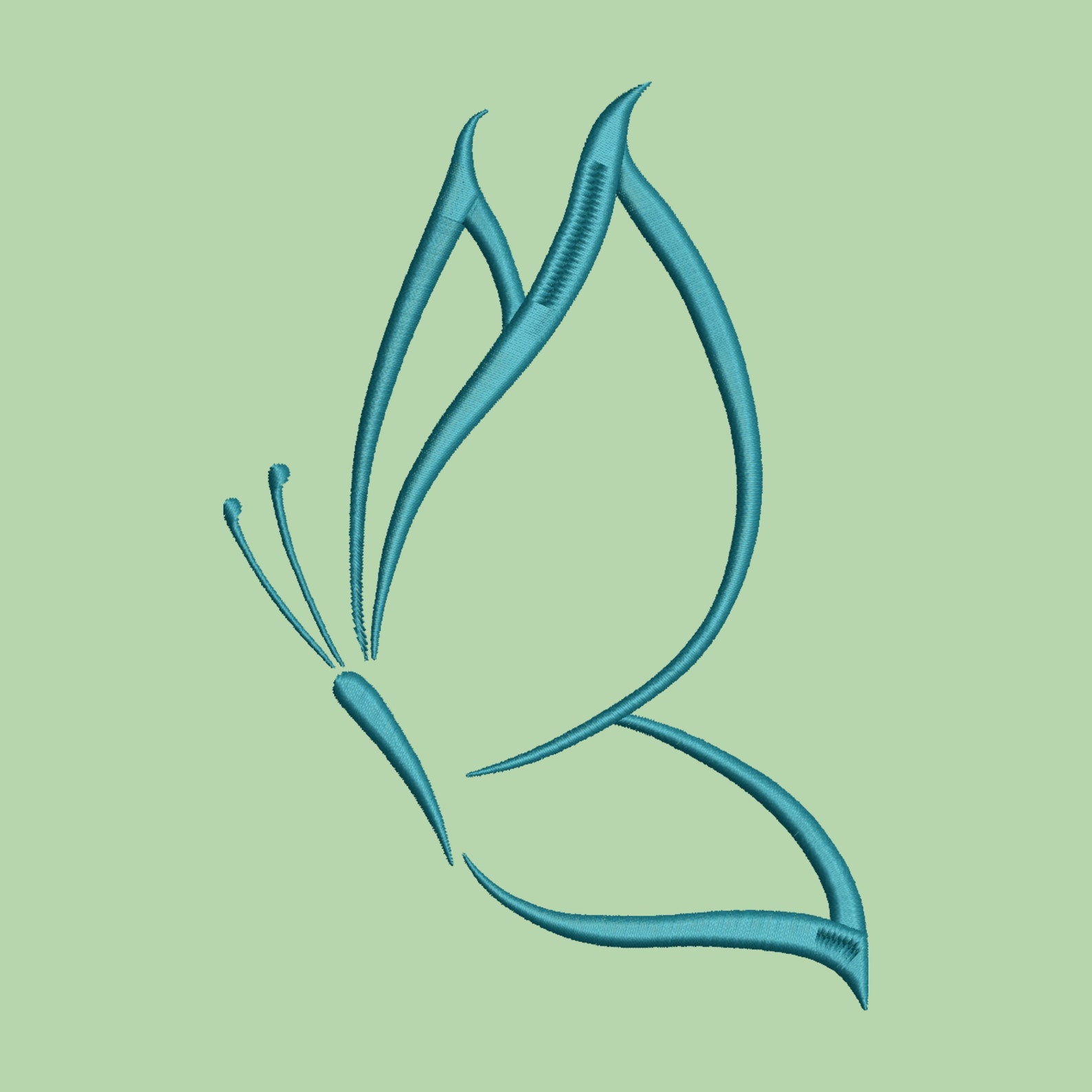 Butterfly Embroidery Design 8 Sizes Instant Download Mini Etsy