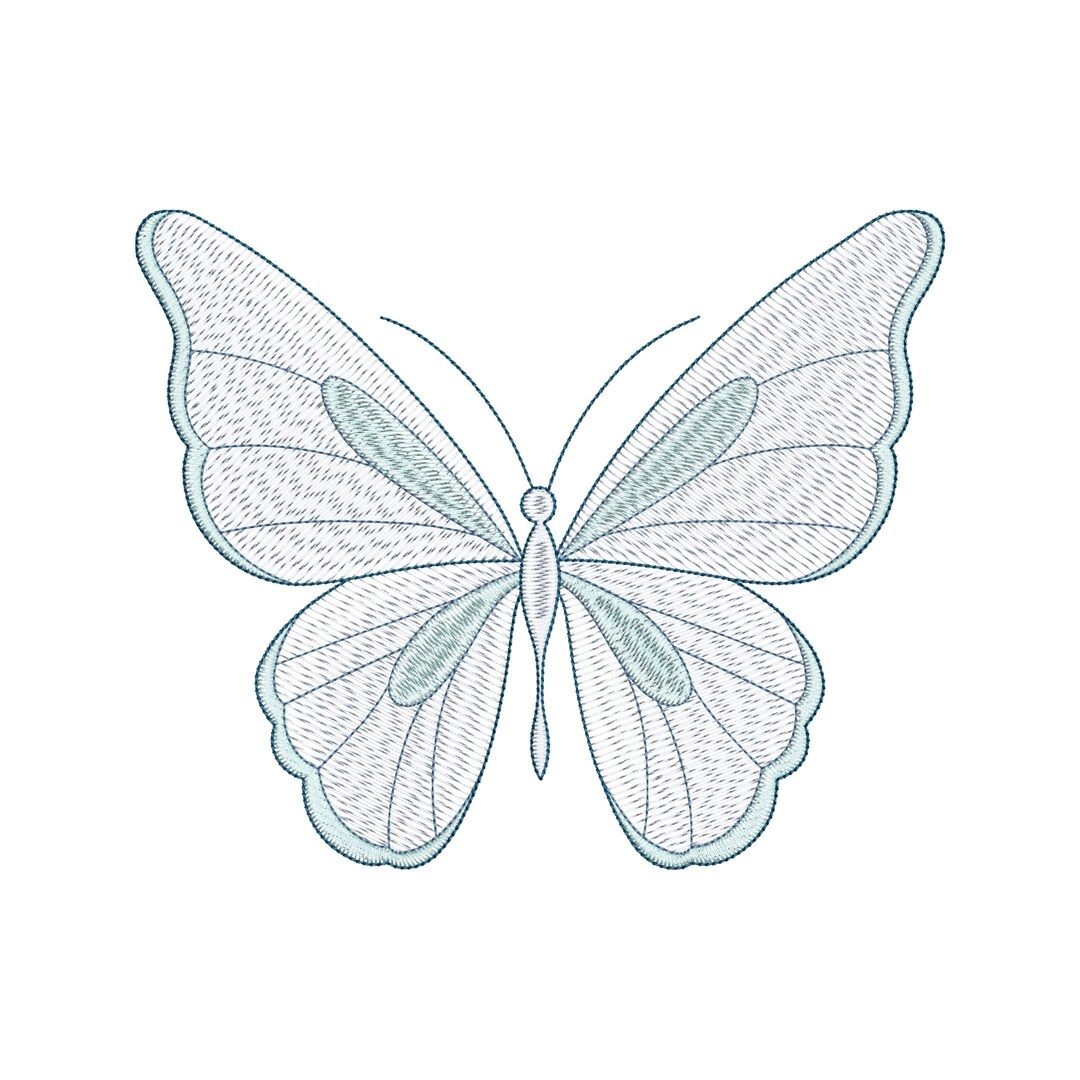 Butterfly Embroidery Design – 7 Sizes, Instant Download - Etsy