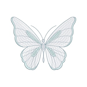 Butterfly Embroidery Design – 7 Sizes, Instant Download