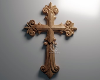 Cross 3 - 3D STL File For CNC and 3D Printer.