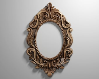 Baroque Style Frame - 3D STL File For CNC