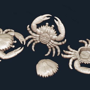 Crab Shaped Jewelry Box - Digital Files for CNC Router in STL Format - Etsy