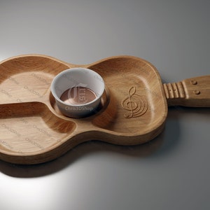 Guitar Tray 3D STL Model for CNC Routers