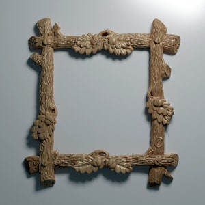 Frame - 3D STL File for CNC
