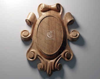 Decorative Plaque 2 - 3D STL Files for CNC