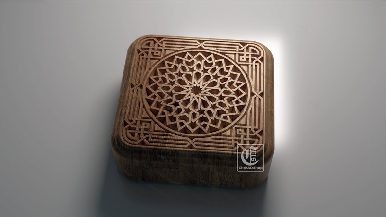 Jewelry Boxes Pack V2 Files for CNC and 3D Printer image 2