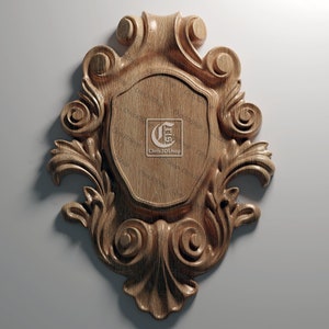 装飾プレート 3 - CNC 用 3D STL ファイル