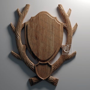 Trophäen Montageplatte 10 - 3D STL Files für CNC