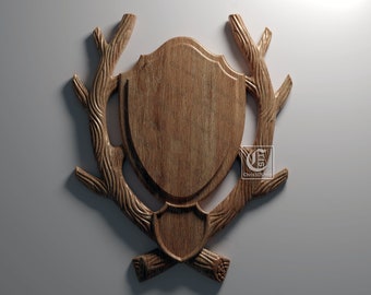 Trophy Mounting Plaque 10 - 3D STL Files for CNC
