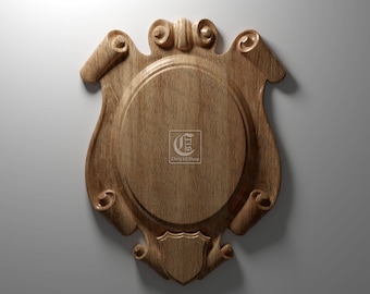 Trophy Mounting Plaque 7 - 3D STL Files for CNC