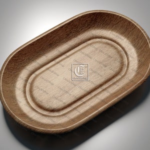 Oval Bowl 2 - 3D STL Files for CNC
