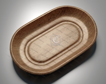 Oval Bowl 2 - 3D STL Files for CNC