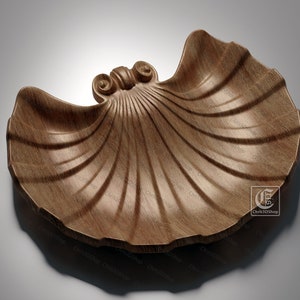 Dekoratives Tablett / Schale - 3D STL Dateien für CNC und 3D Drucker