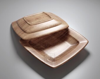 Wooden Bowl 4 - Digital model for CNC in STL format