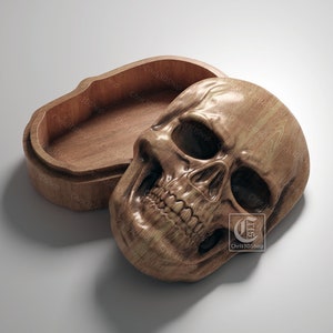 Portagioie Skull - File digitali per router CNC