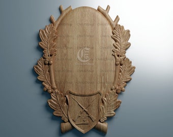 Trophy Mounting Plaque - 3D STL Files for CNC