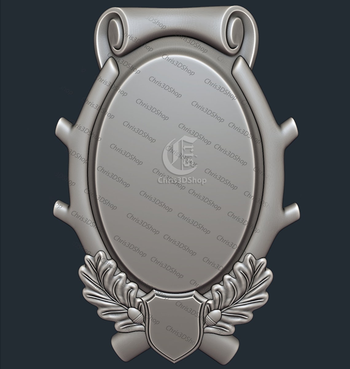 Trophy Mounting Plaque 6 3D STL Files for CNC Etsy