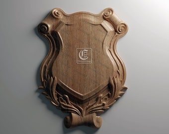 Decorative Plaque 4 - 3D STL File for CNC