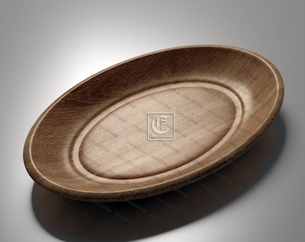 Oval Bowl - 3D STL Files for CNC