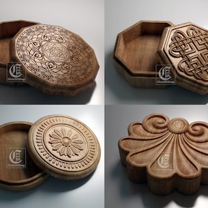 Jewelry Boxes Pack - Dateien für CNC und 3D Drucker