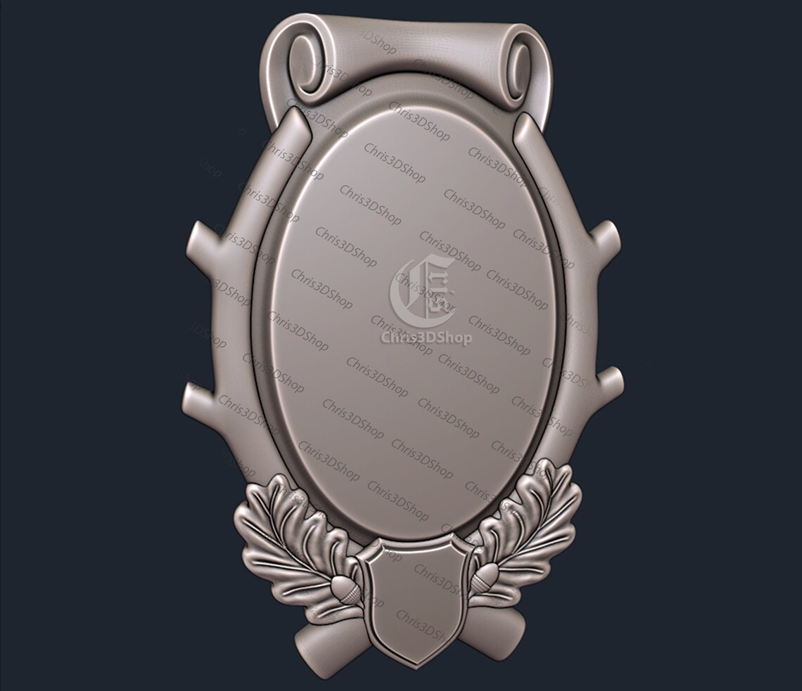 Trophy Mounting Plaque 6 3D STL Files for CNC Etsy