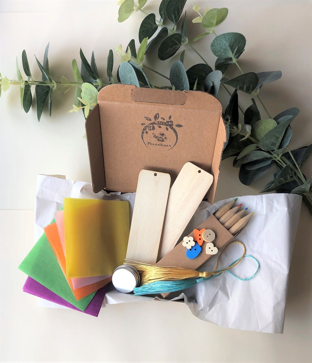 Bookmark Craft Kit Make Your Own Kit Perfect Eco Gift Etsy UK