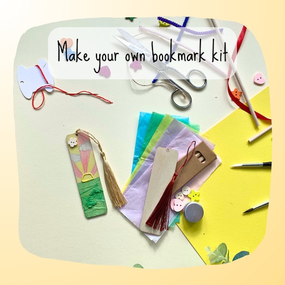 Bookmark Craft Kit, Make Your Own Kit, Eco Gift, Childrens Gift