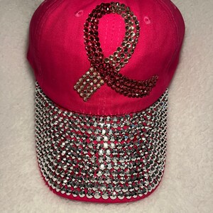 Rhinestone Cancer Hat
