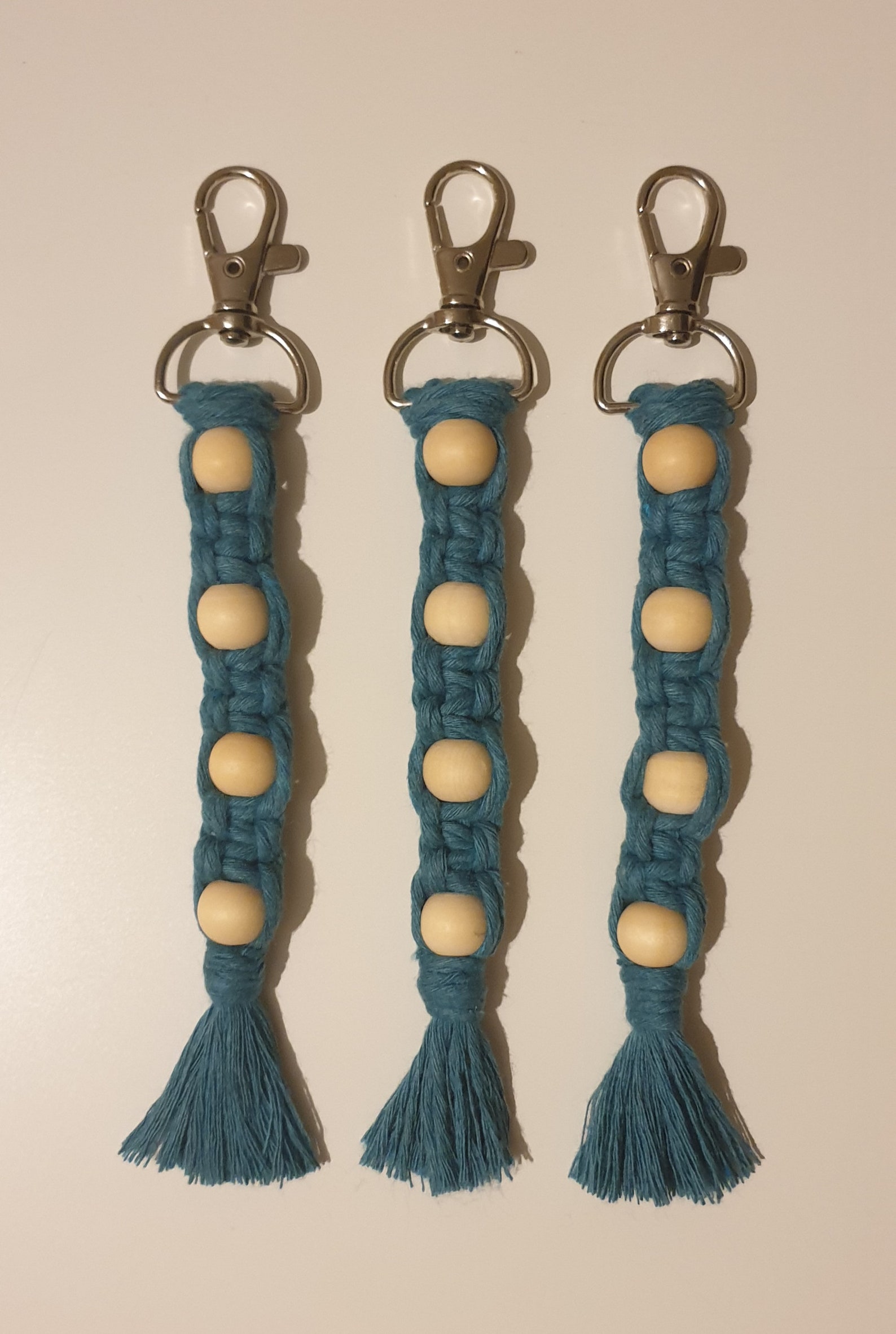 Handmade macrame keyring Macrame keyrings Handmade Etsy