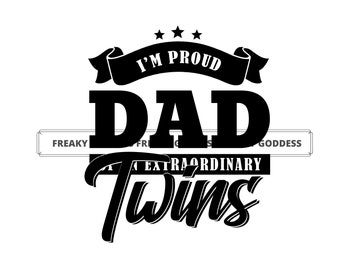 Download Dad Of Twins Svg Etsy