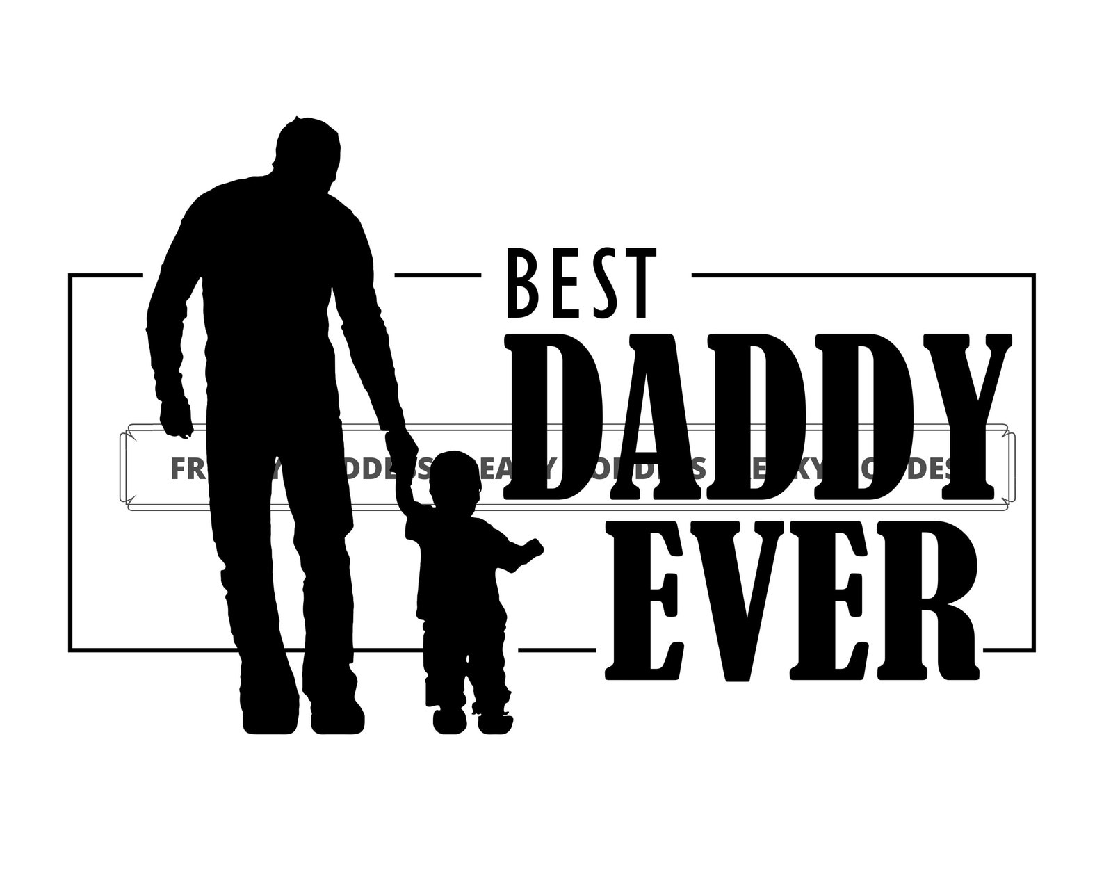 Dad And Son Svg For Best Father And All Daddys Cricut Etsy