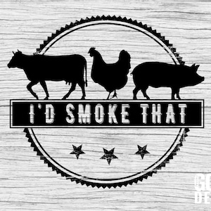 Id rook dat SVG voor Grill Dad Schort of Meesterkok die houden van Grillen en BBQ, Keuken svg, Cricut, Silhouet