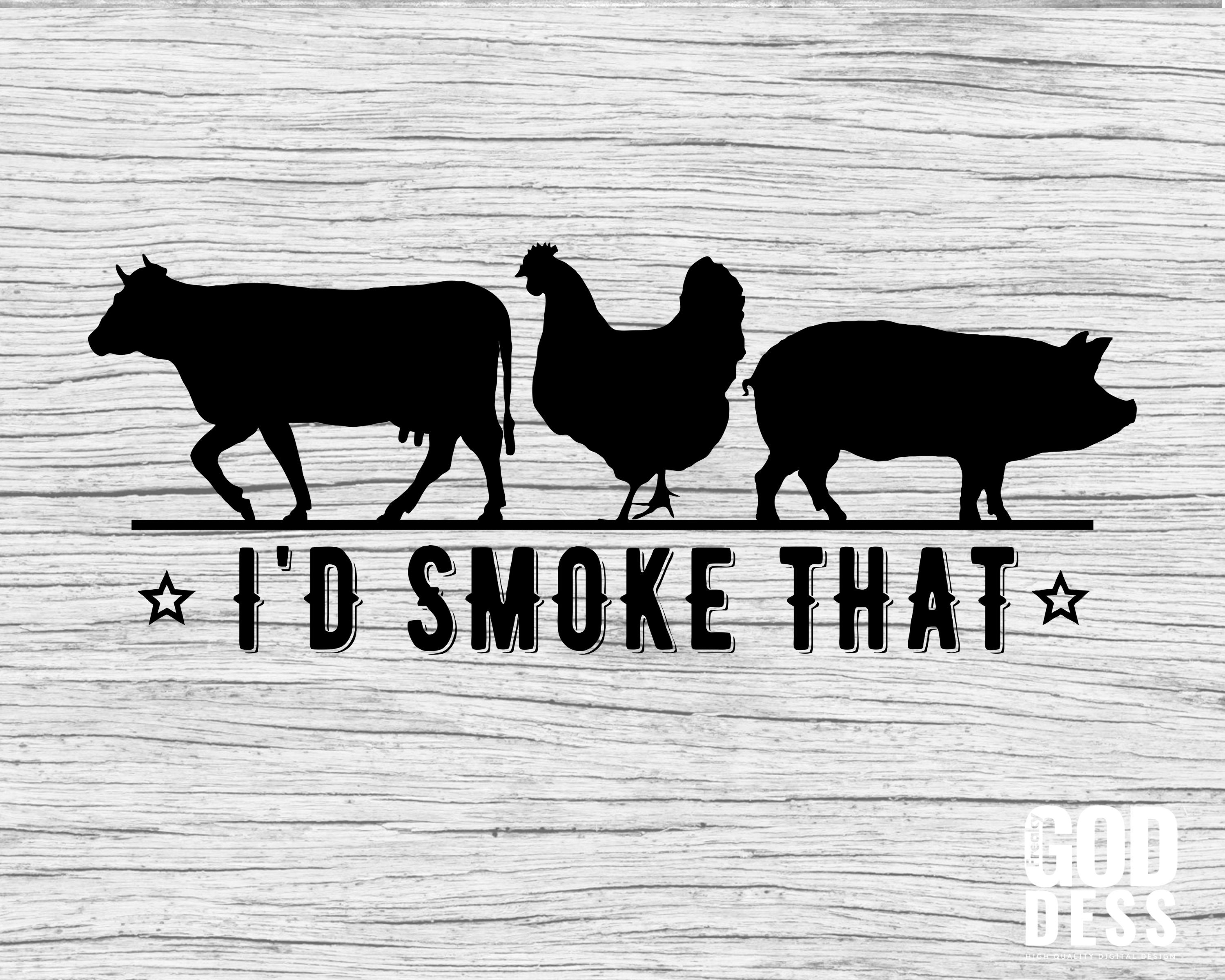 Download Id smoke that SVG for Grill Master Apron or Dad who love | Etsy