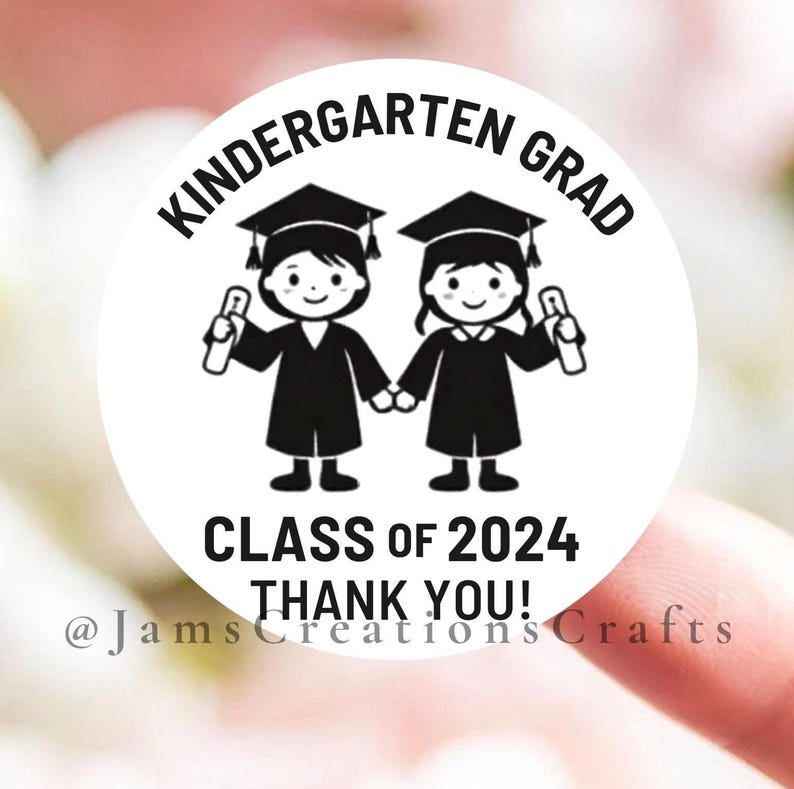 Kindergarten Graduation Stickers | Party Favors | Graduation Sticker ...